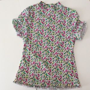 Girl's Land's End Cherry Print Rashguard, Size 16